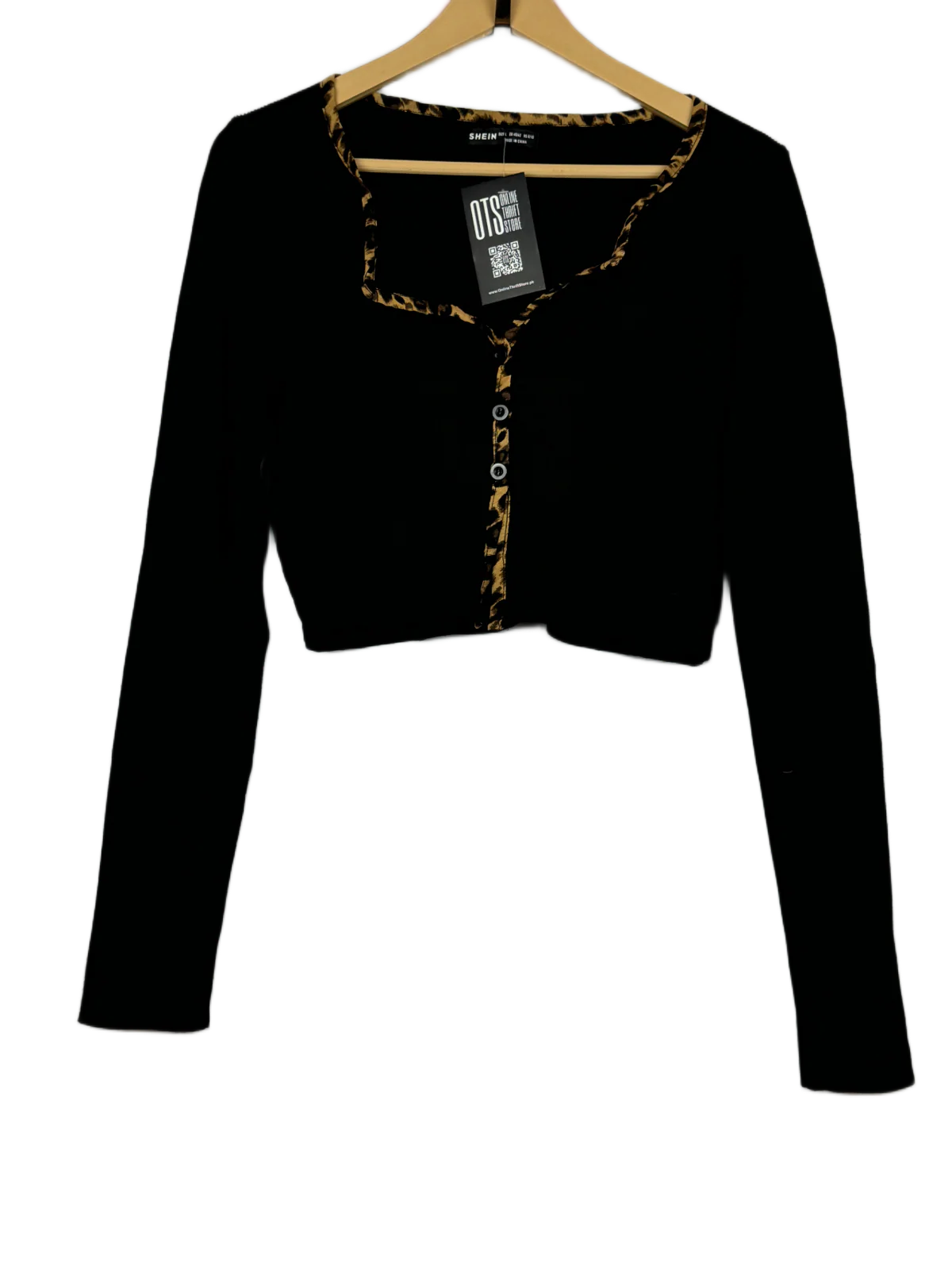 Black Winter Crop Top by Shein (WCT-3)