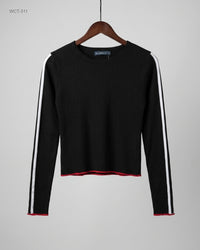 Zara (WCT-311) Ribbed Long-Sleeve Knit Top