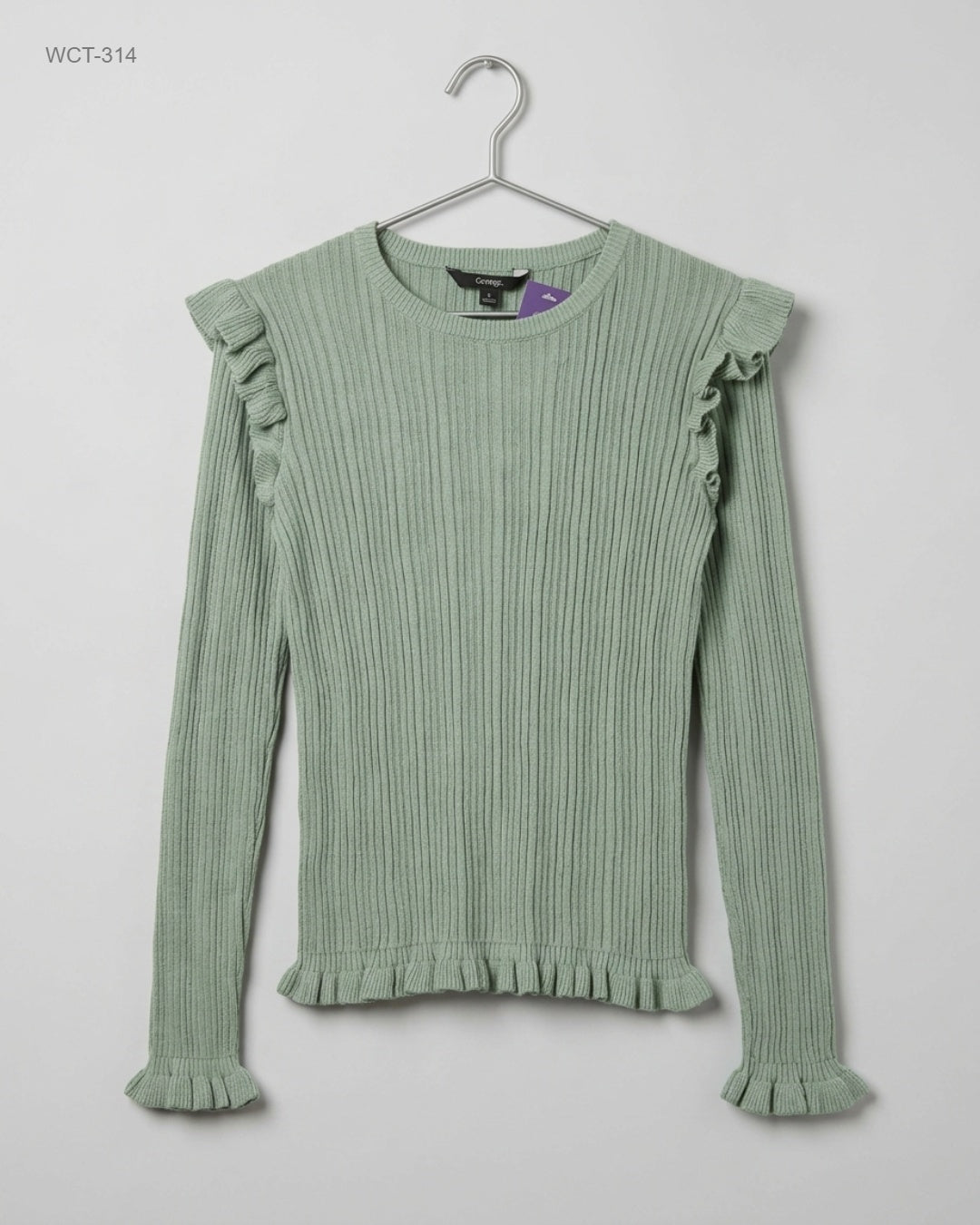 Premium Condition Winter Crop Tops | Preloved George | Green Polyester | Thrift Shop for Womens Lahore Pakistan | OTS