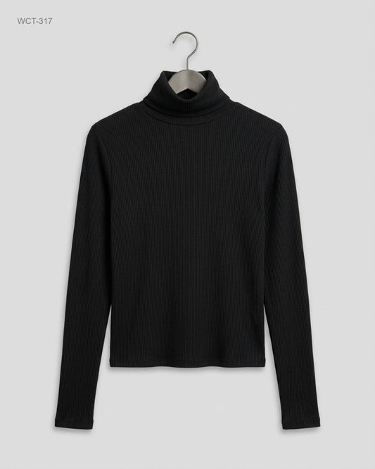 Shop Premium Winter Crop Tops by H&M | Preloved Branded Clothes | Black Cotton | Womens | OTS Thrift Store Islamabad Pakistan