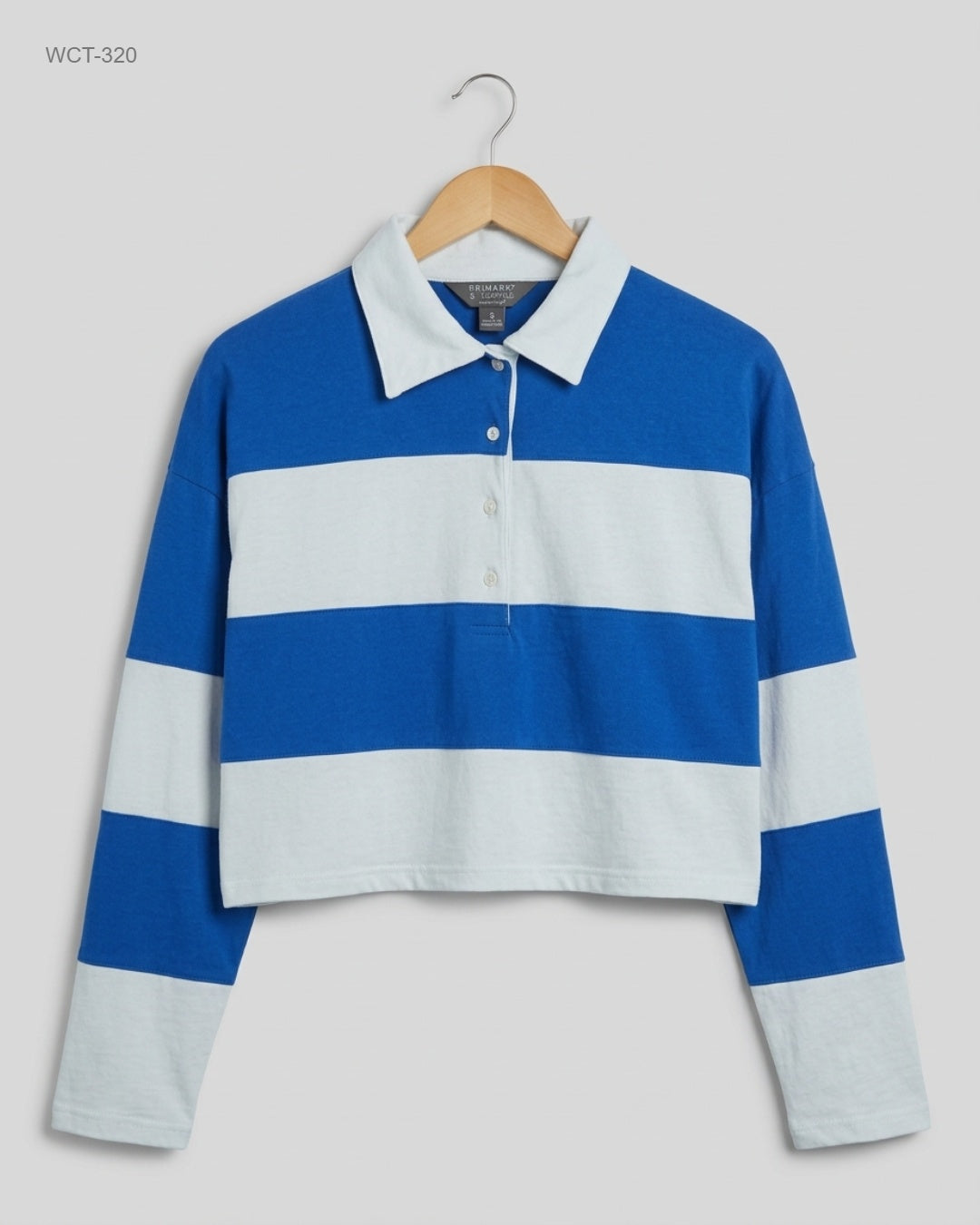 Winter Crop Tops | Primark | Preloved Branded | BLUE&WHITE Cotton | Premium | OTS Thrift Store Karachi Pakistan