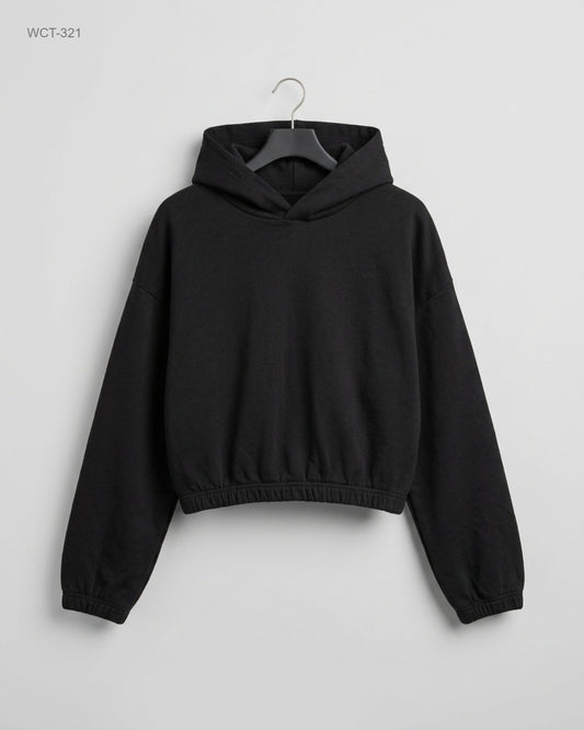 Winter Crop Tops | Zara | Preloved Branded | Black Cotton | Premium | OTS Thrift Store Karachi Pakistan