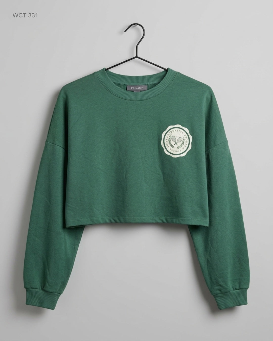 Primark (WCT-331) Cropped Graphic Sweatshirt