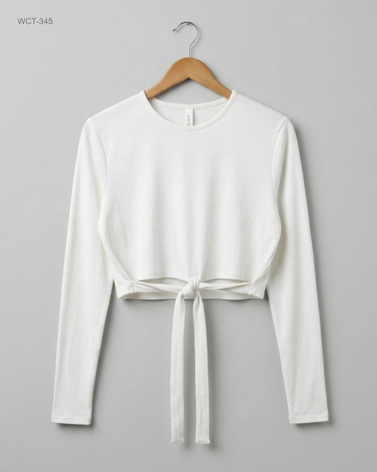 Excellent Condition Winter Crop Tops | Preloved H&M | White Cotton | Thrift Shop for Womens Karachi Pakistan | OTS