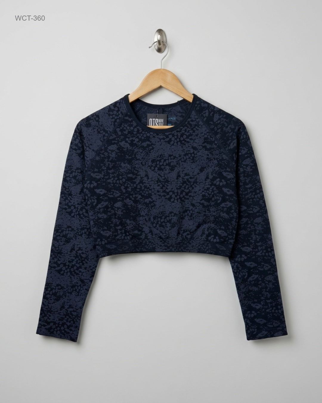 Winter Crop Tops | Primark | Preloved Branded | Black Polyester | Premium | OTS Thrift Store Peshawar Pakistan