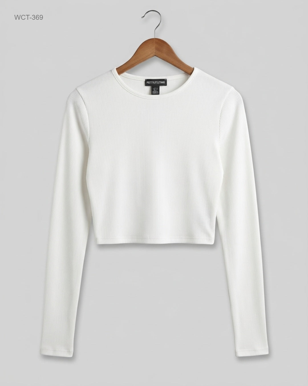 Premium Condition Winter Crop Tops | Preloved PRETTYLITTLETHING | White Polyester | Thrift Shop for Womens Islamabad Pakistan | OTS