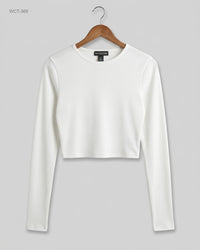 PRETTYLITTLETHING (WCT-369) Ribbed Crop Top