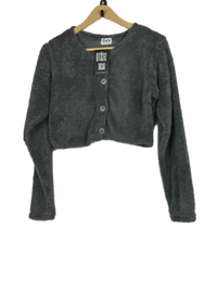 Grey Winter Crop Top by OHS (WCT-37)