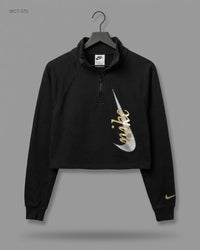 NIKE (WCT-370) Cropped Half-Zip Sweatshirt