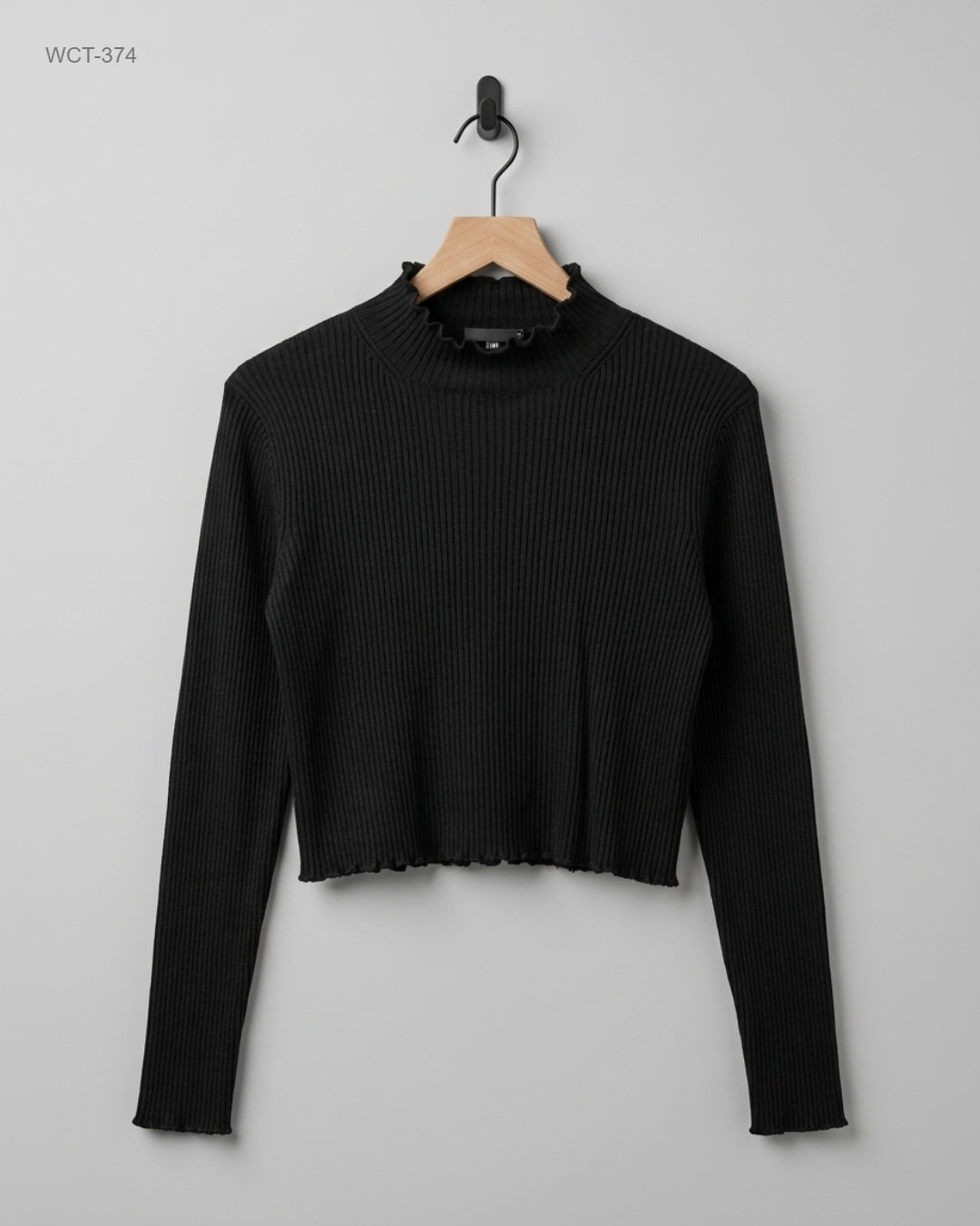 Winter Crop Tops | TALLY WEIJL | Preloved Branded | Black Cotton | Premium | OTS Thrift Store Islamabad Pakistan