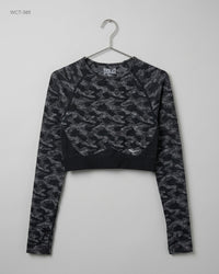 EVERLAST (WCT-385) Long-Sleeve Activewear Crop Top