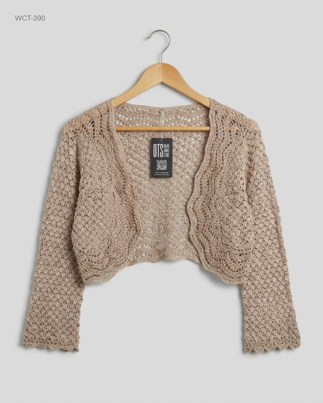 Premium Condition Winter Crop Tops | Preloved CUT LABEL | Beige Polyester | Thrift Shop for Womens Islamabad Pakistan | OTS