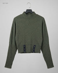 NIKKA (WCT-391) Ribbed Knit Crop Top