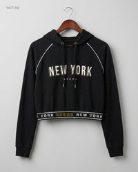 New Look (WCT-392) Cropped Hoodie