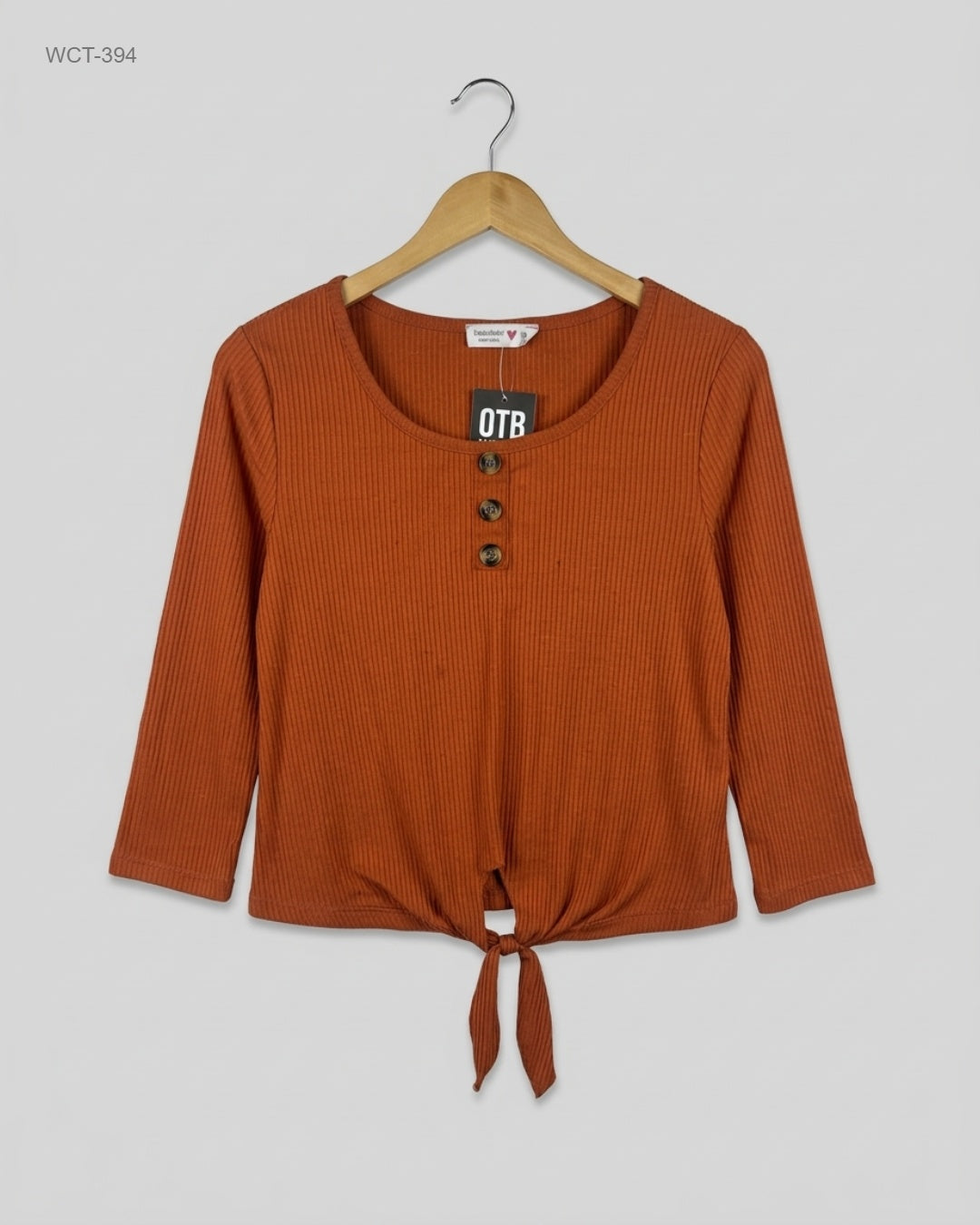 Premium Condition Winter Crop Tops | Preloved BEAUTEES | Brown Polyester | Thrift Shop for Womens Lahore Pakistan | OTS