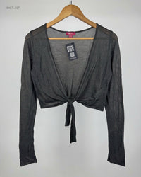 Monsoon (WCT-397) Tie-Front Cropped Bolero