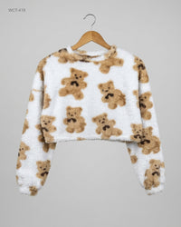 Shein (WCT-419) Fuzzy Crop Top