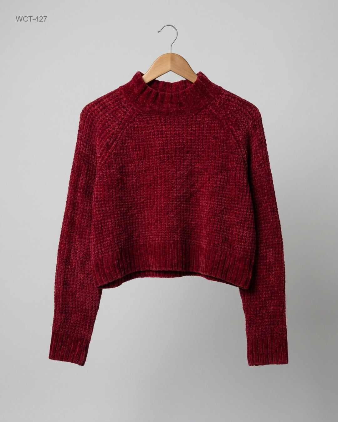 UK Imported secondhand Winter Crop Tops - H&M brand, Red Polyester, Excellent condition, for Womens - Online Thrift Store Peshawar Pakistan