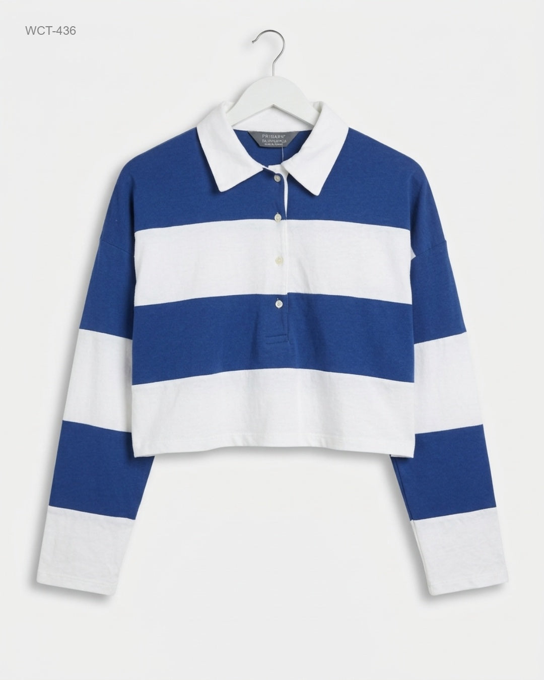 Primark (WCT-436) Cropped Rugby Shirt