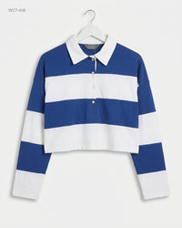 Primark (WCT-436) Cropped Rugby Shirt