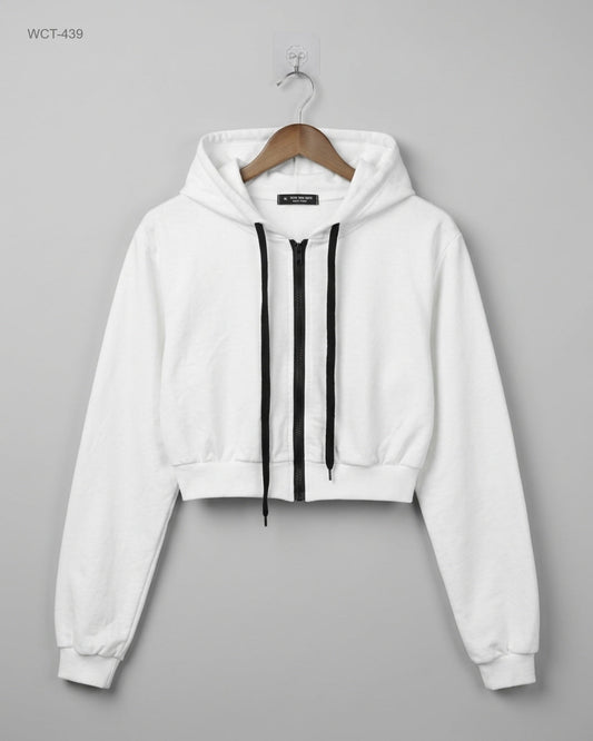 Winter Crop Tops | Shein | Preloved Branded | White Cotton | Premium | OTS Thrift Store Karachi Pakistan
