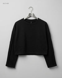 CUT LABEL (WCT-455) Cropped Sweatshirt