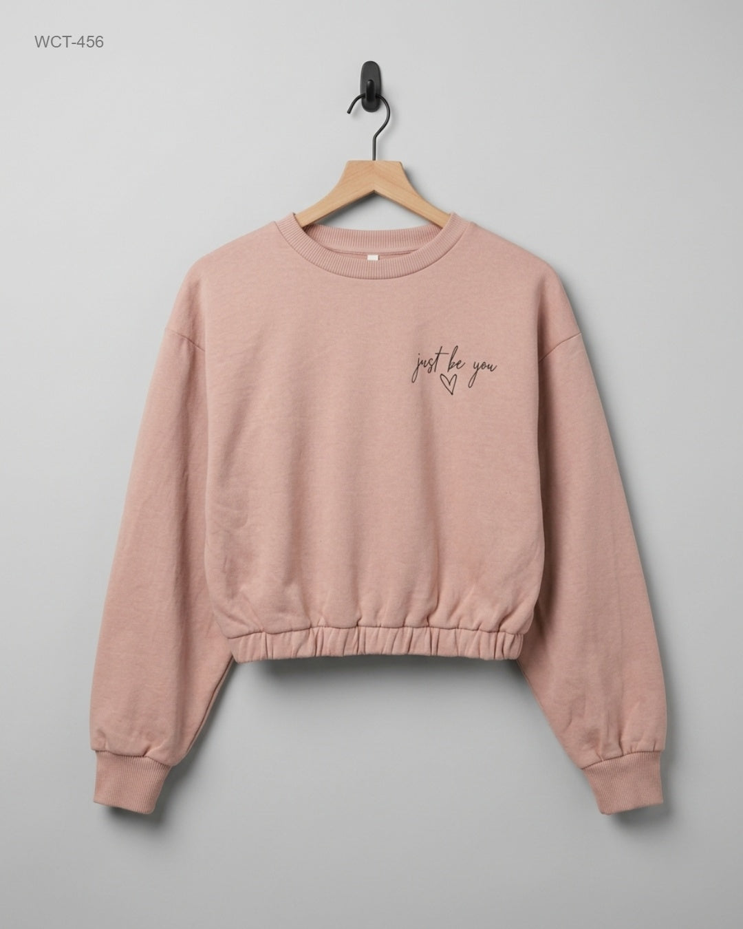 Preloved Premium Winter Crop Tops by CANDY, Pink Cotton for Womens - OTS Thrift Shop Karachi Pakistan