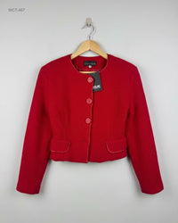CUT LABEL (WCT-467) Cropped Structured Blazer