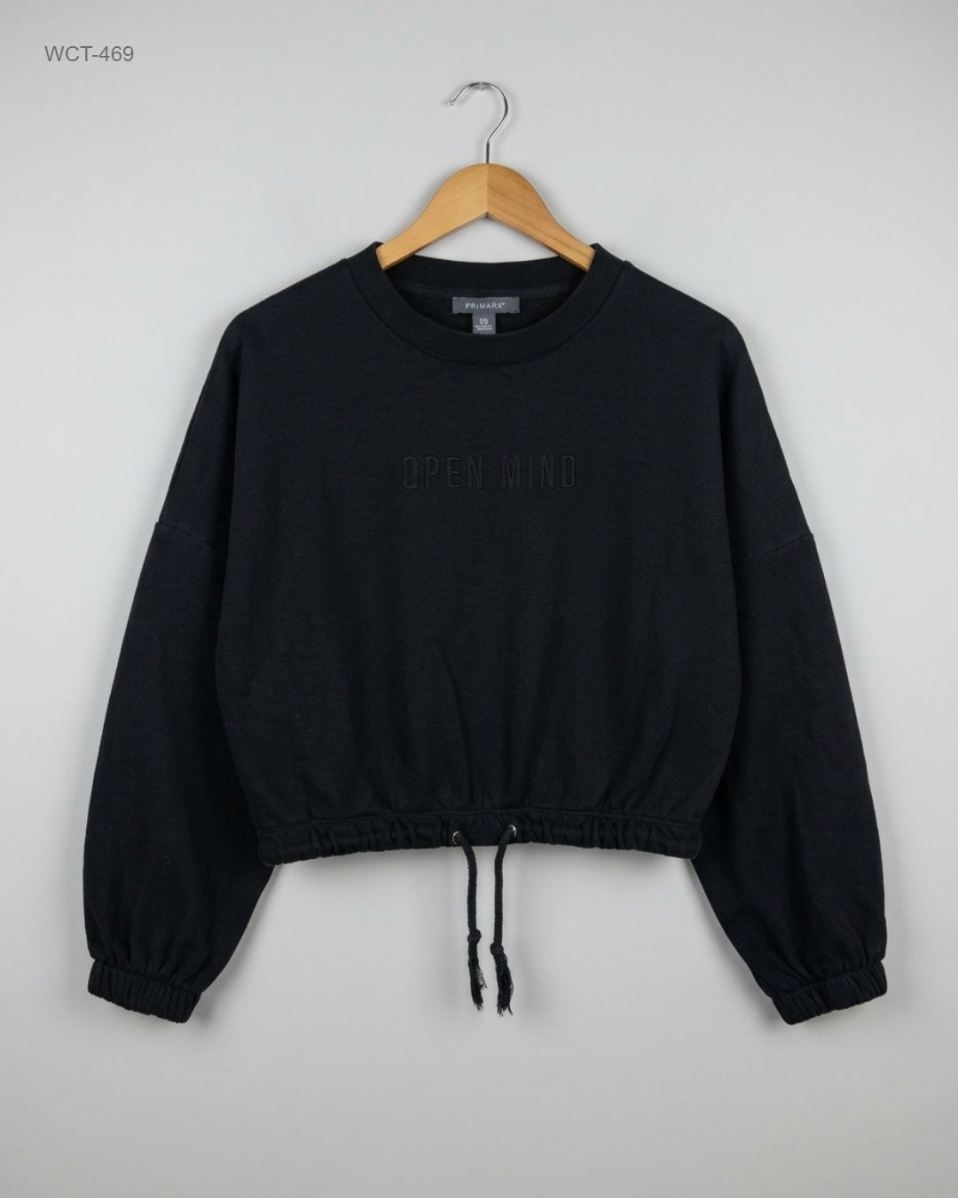 Primark (WCT-469) Cropped Drawstring Sweatshirt