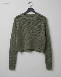 Primark (WCT-474) Open-Knit Cropped Sweater