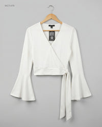 New Look (WCT-479) Surplice Wrap Top