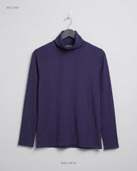 M&S (WCT-481) Ribbed Turtleneck Top