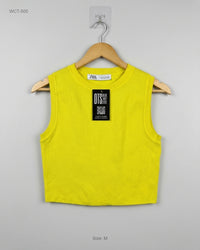 Zara (WCT-500) Knit Crop Tank Top