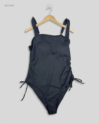 CUT LABEL (WCT-504) Ribbed Ruched Bodysuit