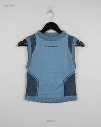 Iets Frans (WCT-507) Sleeveless Mock-Neck Top