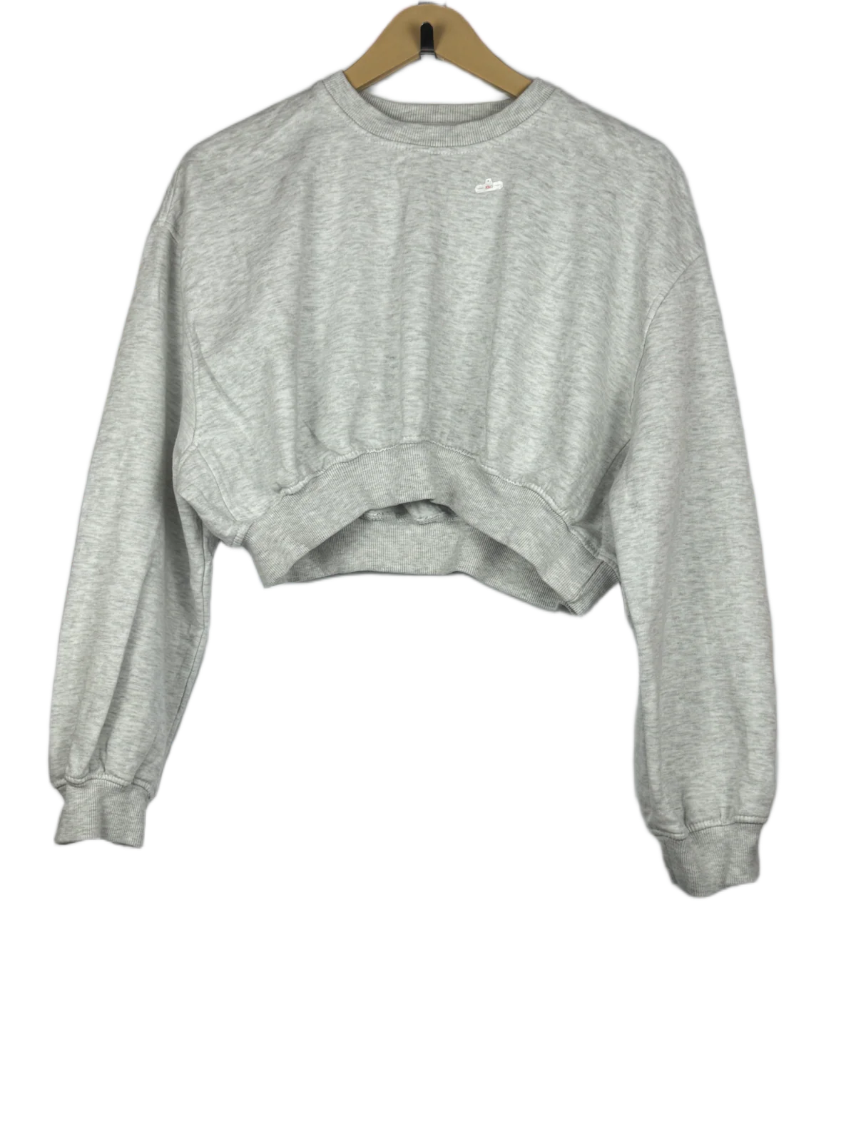 Preloved Premium Plus Winter Crop Tops by Zara, OffWhite Cotton for Women - OTS Thrift Shop Lahore Pakistan