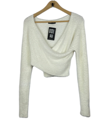 White Winter Crop Top by Shein (WCT-54)