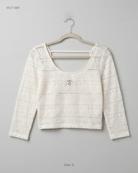 FOREVER 21 (WCT-568) Crochet Crop Top