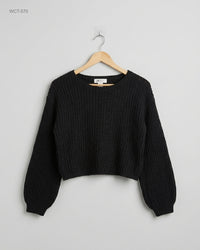 H&M (WCT-570) Cropped Chunky Sweater