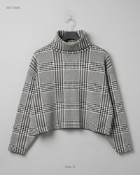 Zara (WCT-588) Cropped Turtleneck Sweater