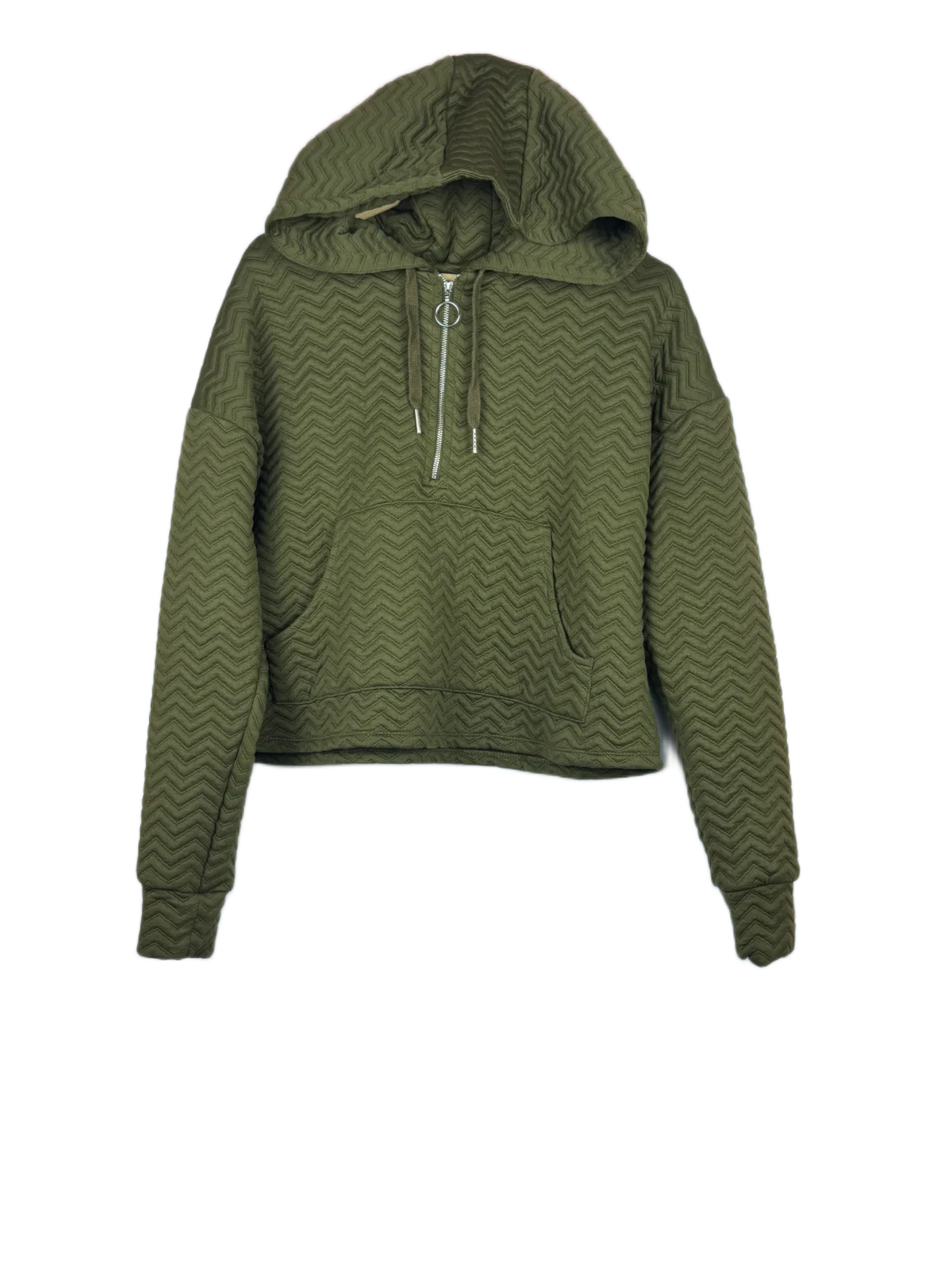 Shop Premium Plus Winter Crop Tops by Primark | Preloved Branded Clothes | Olive Cotton | Women | OTS Thrift Store Lahore Pakistan