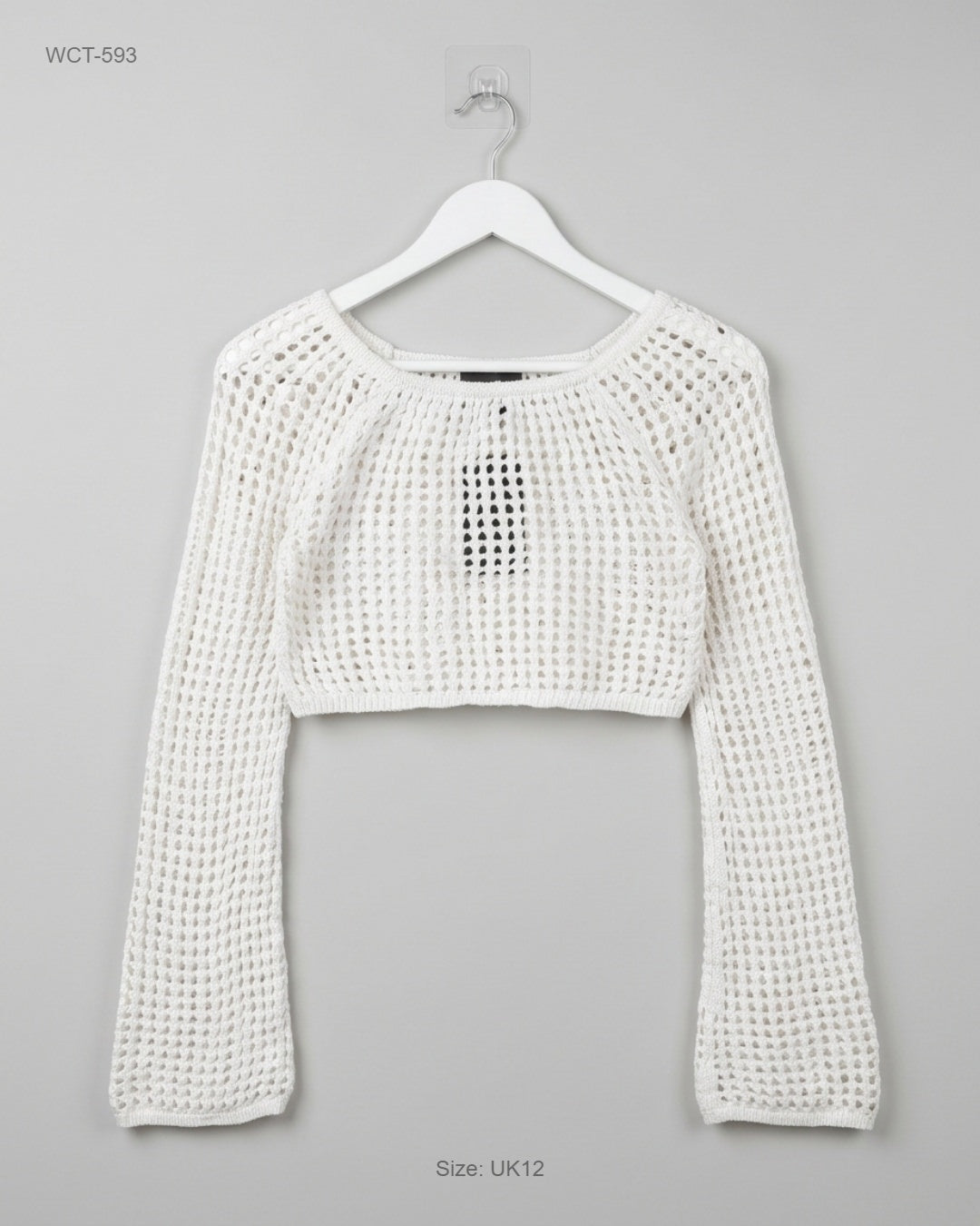 New L00K (WCT-593) Crochet Crop Top