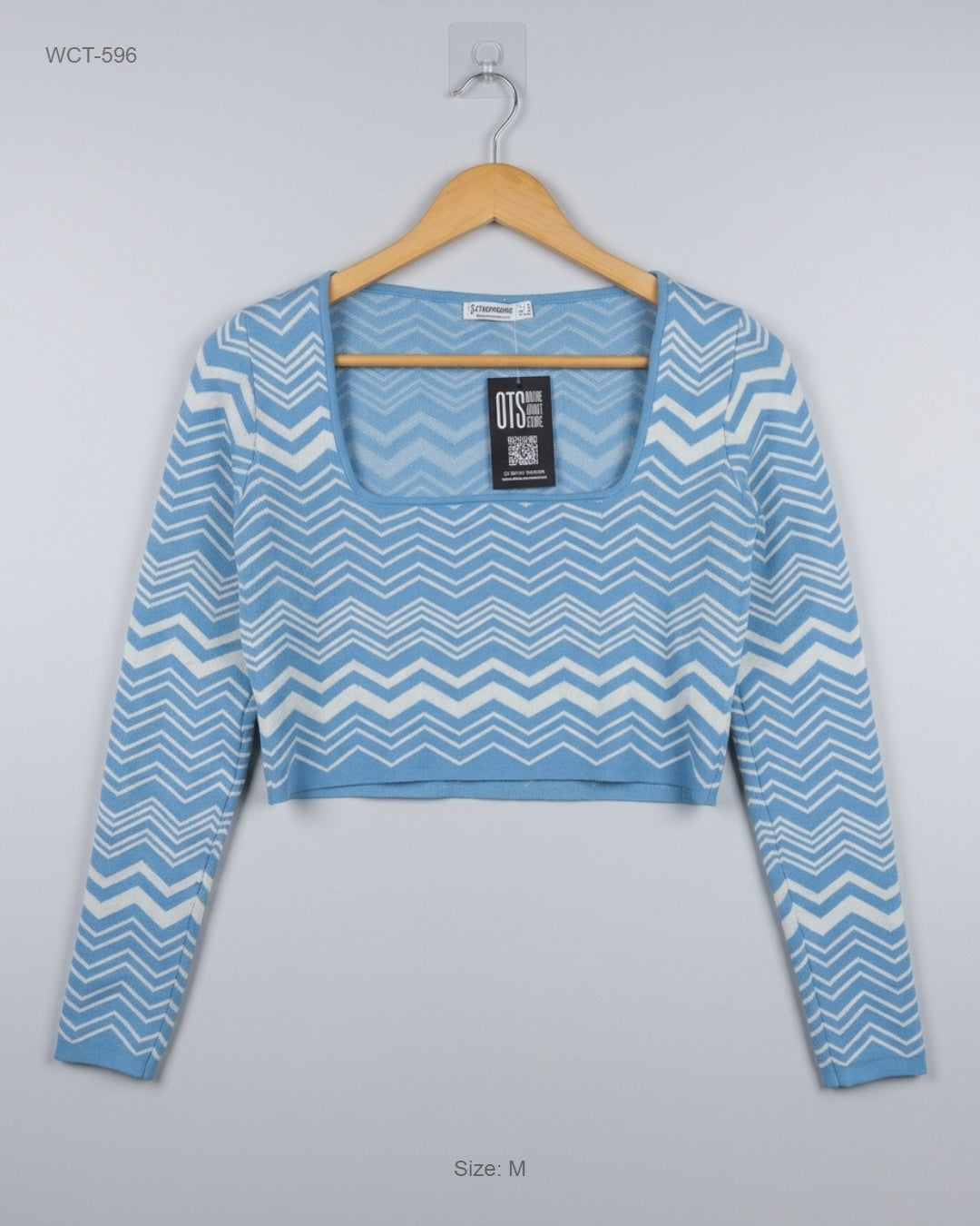 Stradivarius (WCT-596) Knit Crop Top