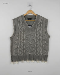 Boohoo (WCT-617) Cable-Knit Sweater Vest