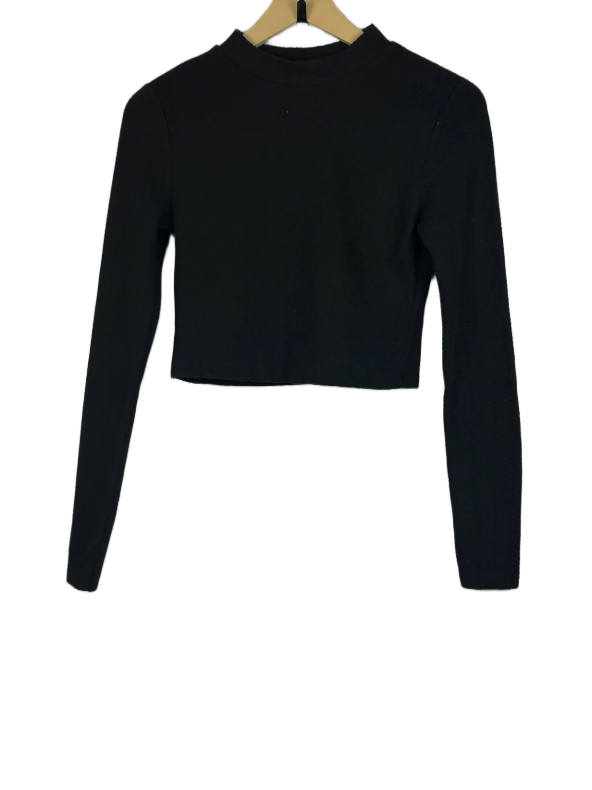 Black Winter Crop Top by H&M (WCT-66)