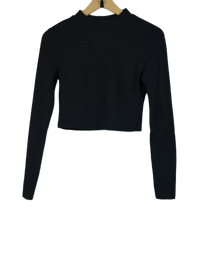 Black Winter Crop Top by H&M (WCT-66)
