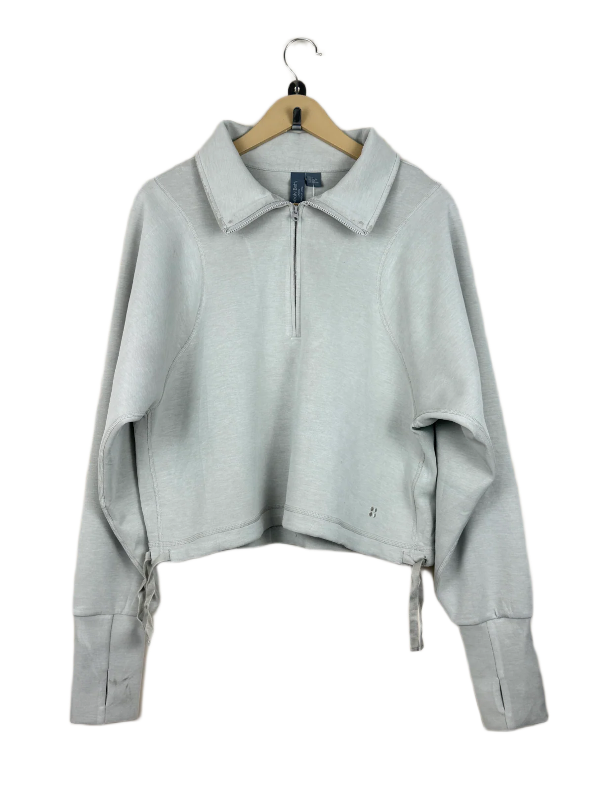 Secondhand Branded Winter Crop Tops by Sweet Betty London, Beige Polyester fabric, Excellent condition, for Women - Online Thrift Shop Islamabad Pakistan