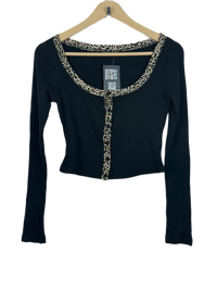 Black Winter Crop Top by Shein (WCT-75)