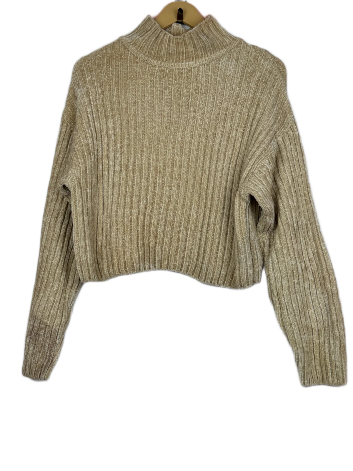 Khaki Winter Crop Top by H&M (WCT-8)