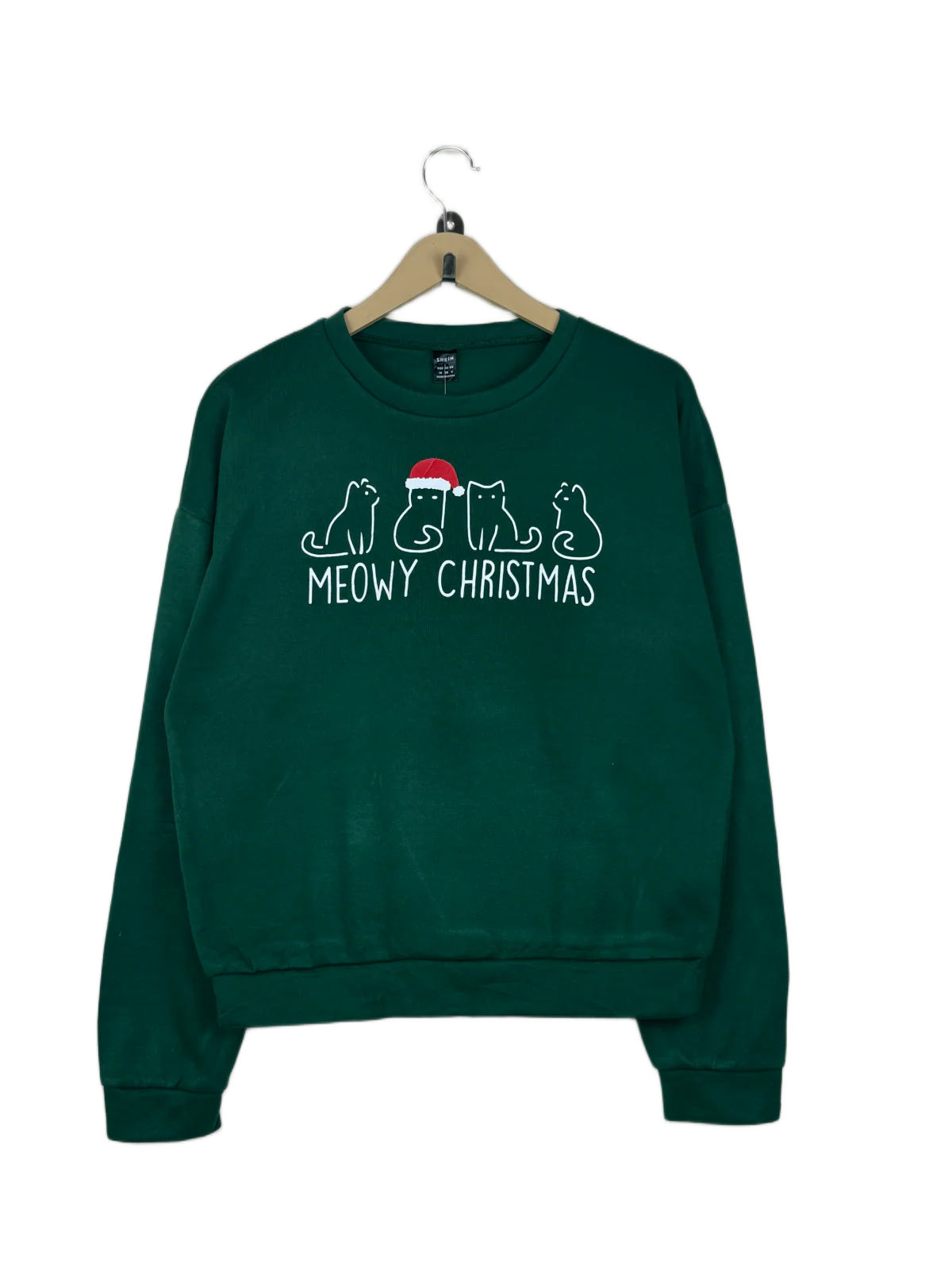 Preloved Premium Plus Winter Crop Tops by Shein, Green Polyester for Women - OTS Thrift Shop Karachi Pakistan